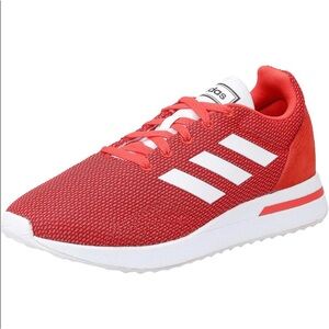 Adidas Run70s Ortholite Sneaker Red w/White Stripes Men 11.5 Athletic Running